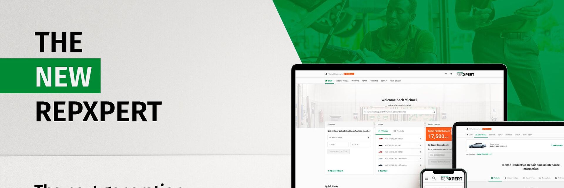 The next generation REPXPERT garage portal!