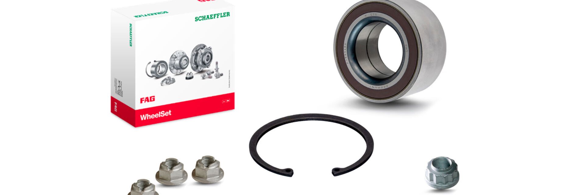 FAG Kit Cuscinetti Ruota 713 8012 10 (2 Pezzi) Per Audi A4/A6/80 E VW Caddy